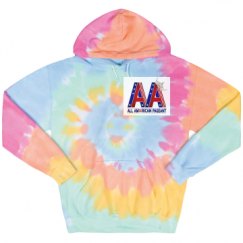 Unisex Tie-Dye Fleece Hoodie