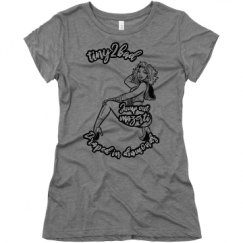 Ladies Slim Fit Super Soft Triblend Tee