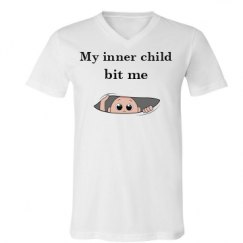 Unisex V-Neck Jersey Tee