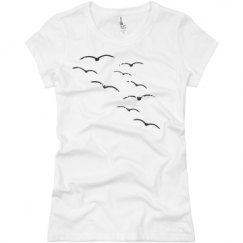 Ladies Slim Fit Basic Promo Jersey Tee