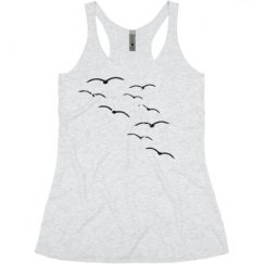 Ladies Slim Fit Super Soft Racerback Triblend Tank