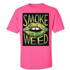 Unisex Ultra Cotton Safety Neon Crewneck Tee