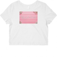 Ladies Slim Fit Crop Top Tee