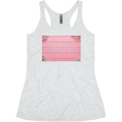 Ladies Slim Fit Super Soft Racerback Triblend Tank
