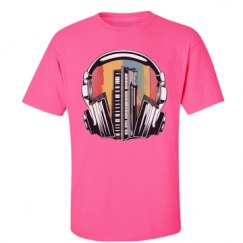 Unisex Ultra Cotton Safety Neon Crewneck Tee