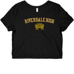 Ladies Slim Fit Crop Top Tee