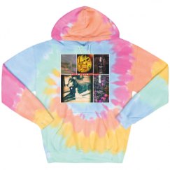 Unisex Tie-Dye Fleece Hoodie