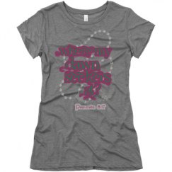 Ladies Slim Fit Super Soft Triblend Tee