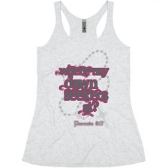 Ladies Slim Fit Super Soft Racerback Triblend Tank