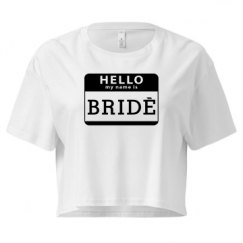 Ladies Festival Cali Crop Top Tee