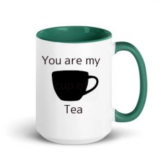 15oz Ceramic Mug with Color Inside