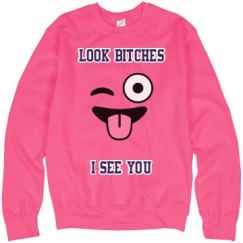 Unisex Neon Crewneck Sweatshirt