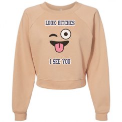 Women's Raglan Pullover Fleece