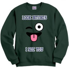 Unisex Film and Foil Crewneck Sweatshirt