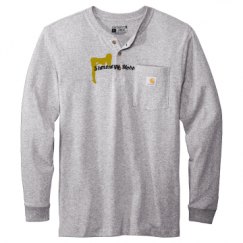 Unisex Carhartt Long Sleeve Henley Tee 