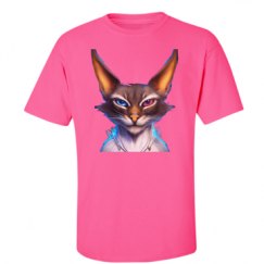 Unisex Ultra Cotton Safety Neon Crewneck Tee