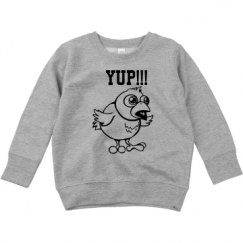 Toddler Crewneck Basic Promo Sweatshirt