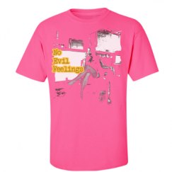 Unisex Ultra Cotton Safety Neon Crewneck Tee