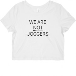 Ladies Slim Fit Crop Top Tee