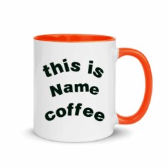 11oz Ceramic Mug with Color Inside