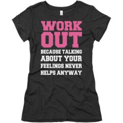 Ladies Slim Fit Super Soft Triblend Tee