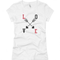 Ladies Slim Fit Basic Promo Jersey Tee