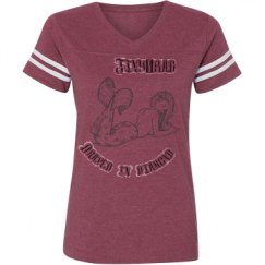 Ladies Relaxed Fit Vintage Sports Tee