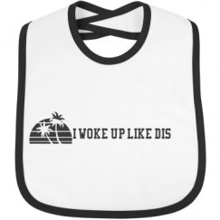 Infant Contrast Trim Bib