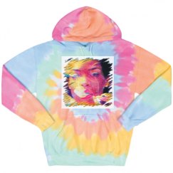 Unisex Tie-Dye Fleece Hoodie
