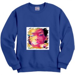Unisex Film and Foil Crewneck Sweatshirt