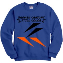 Unisex Film and Foil Crewneck Sweatshirt