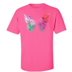 Unisex Ultra Cotton Safety Neon Crewneck Tee