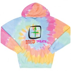 Unisex Tie-Dye Fleece Hoodie