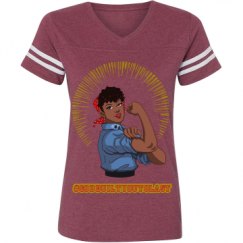 Ladies Relaxed Fit Vintage Sports Tee