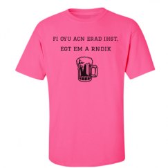 Unisex Ultra Cotton Safety Neon Crewneck Tee