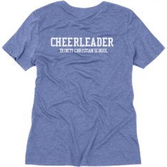 Ladies Relaxed Fit Super Soft Triblend V-Neck Tee