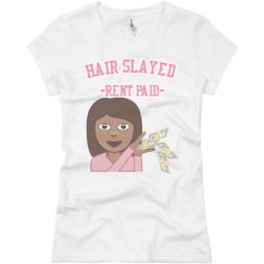 Ladies Slim Fit Basic Promo Jersey Tee