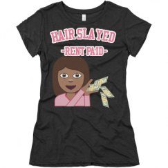 Ladies Slim Fit Super Soft Triblend Tee