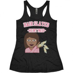 Ladies Slim Fit Super Soft Racerback Triblend Tank