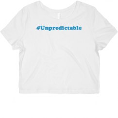 Ladies Slim Fit Crop Top Tee