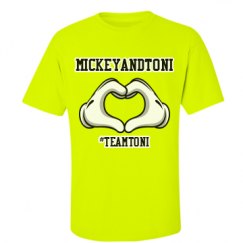 Unisex Ultra Cotton Safety Neon Crewneck Tee