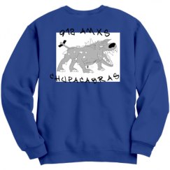 Unisex Film and Foil Crewneck Sweatshirt