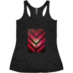 Ladies Slim Fit Super Soft Racerback Triblend Tank