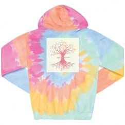 Unisex Tie-Dye Fleece Hoodie