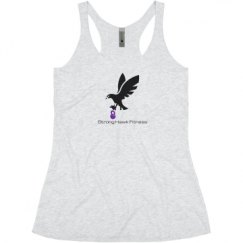 Ladies Slim Fit Super Soft Racerback Triblend Tank