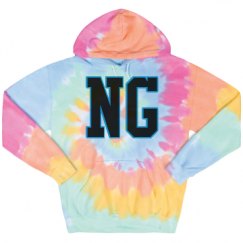 Unisex Tie-Dye Fleece Hoodie
