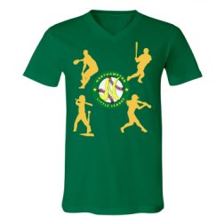 Unisex V-Neck Jersey Tee