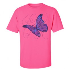 Unisex Ultra Cotton Safety Neon Crewneck Tee