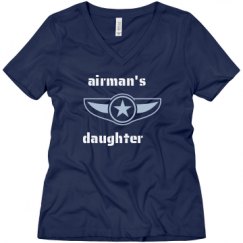 Ladies Relaxed Fit V-Neck Tee