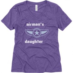 Ladies Relaxed Fit Super Soft Triblend V-Neck Tee